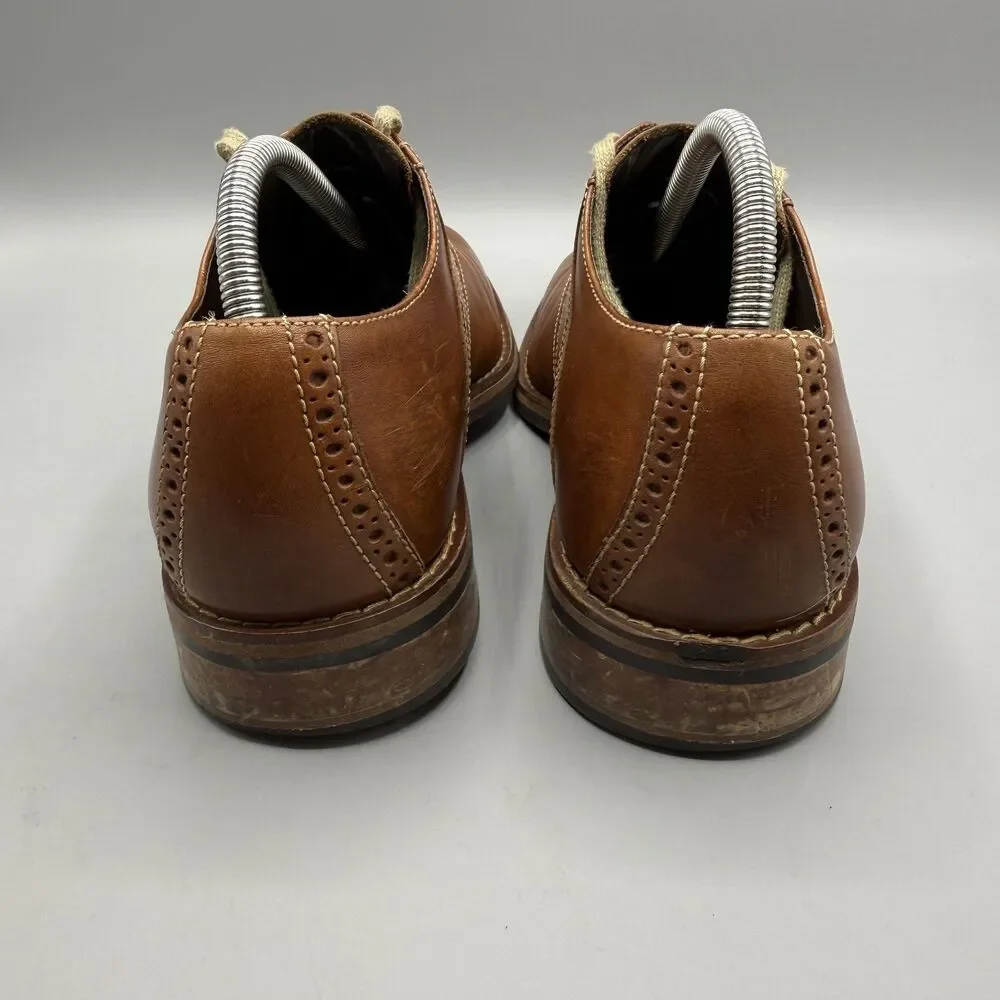 Cole Haan Drake Leather Oxfords Shoes Men's Brown Size 10 M